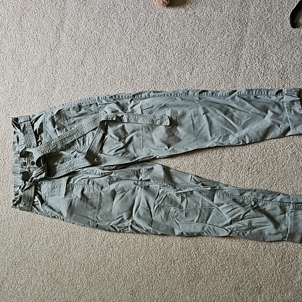 Green Abercrombie and Fitch joggers size S